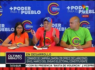 Venezuela: Comando Zamora 200 dice que simulacro es un anuncio de paz