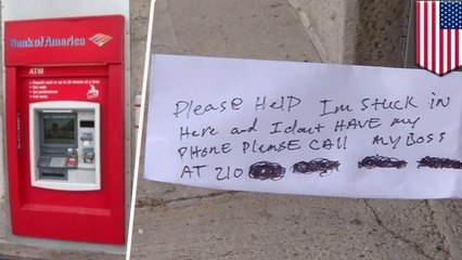 ATM in Texas dispenses ‘help me’ notes from worker trapped inside