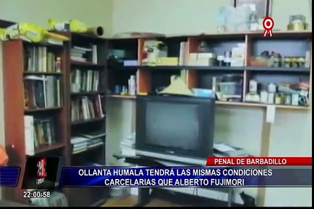 Ollanta Humala tendrá las mismas condiciones carcelarias que Alberto Fujimori
