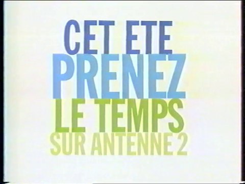 Antenne 2 - 9 Juillet 1992 - Pubs, teaser, bug antenne avec interlude, début Journal du Tour