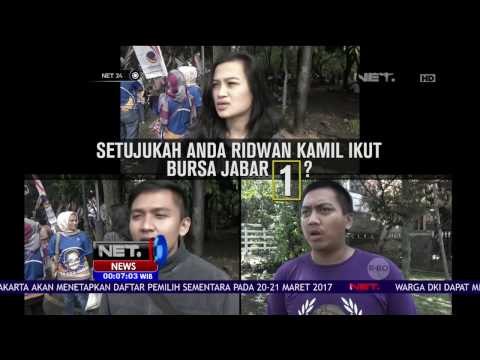 Warga Bandung Tanggapi Pencalonan Ridwan Kamil dalam Bursa Jabar 1 - NET24