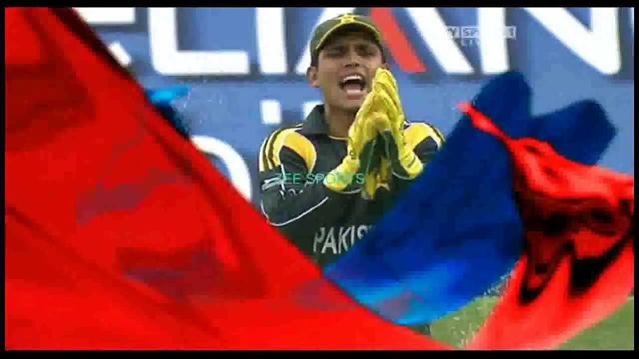 Muhammad Amir first ever wicket in International Cricket
