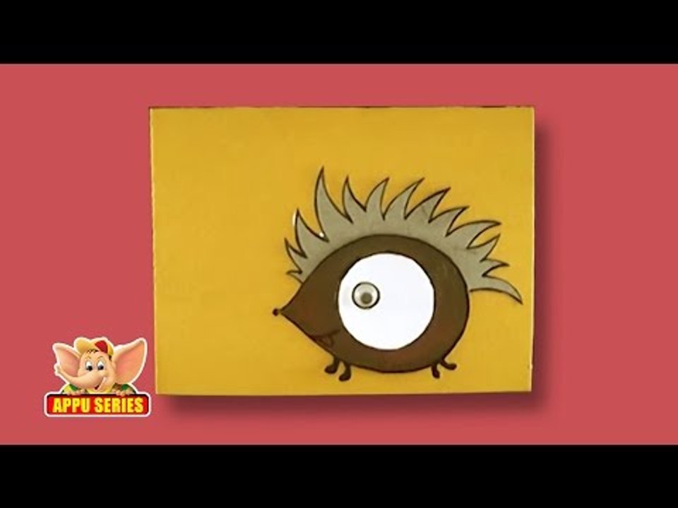 Arts & Crafts - Learn How to Make a Porcupine Greeting Card
