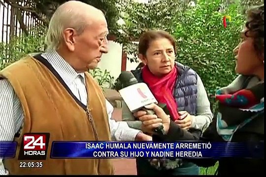 Isaac Humala arremetió contra Ollanta Humala y Nadine Heredia