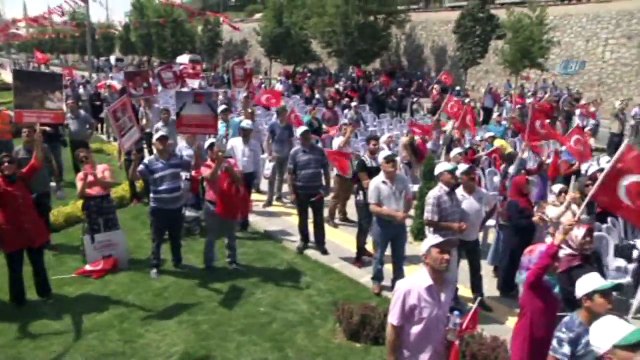 15 Temmuz Şehitleri Anıtı'nın Açılış töreni