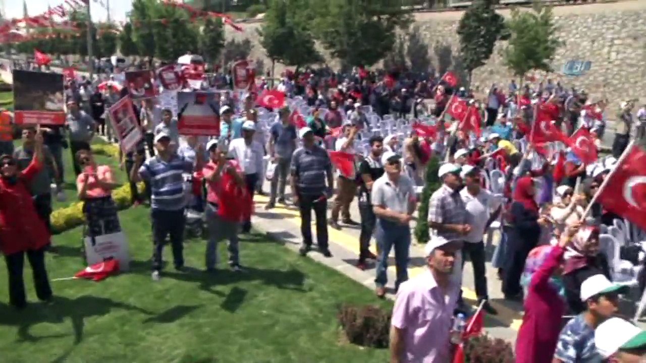 15 Temmuz Şehitleri Anıtı'nın Açılış töreni