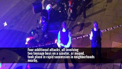 Men on Scooter in London Throw Acid in Faces of 5 People