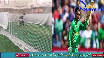 fakhar zaman batting practicing for Bouncers in PCB camp at cricket acadmey