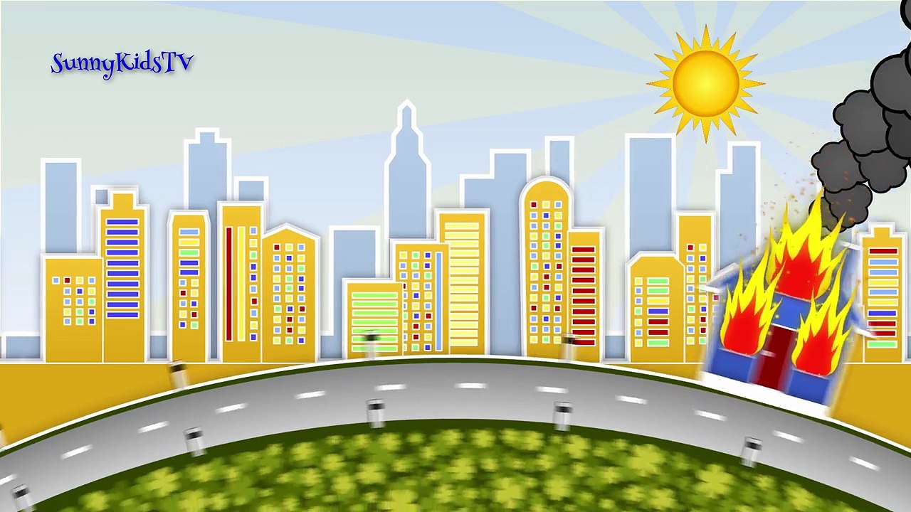 Cars and Trucks for Kids. Ambulance. Fire Truck. Police Car. Cartoon for Children.