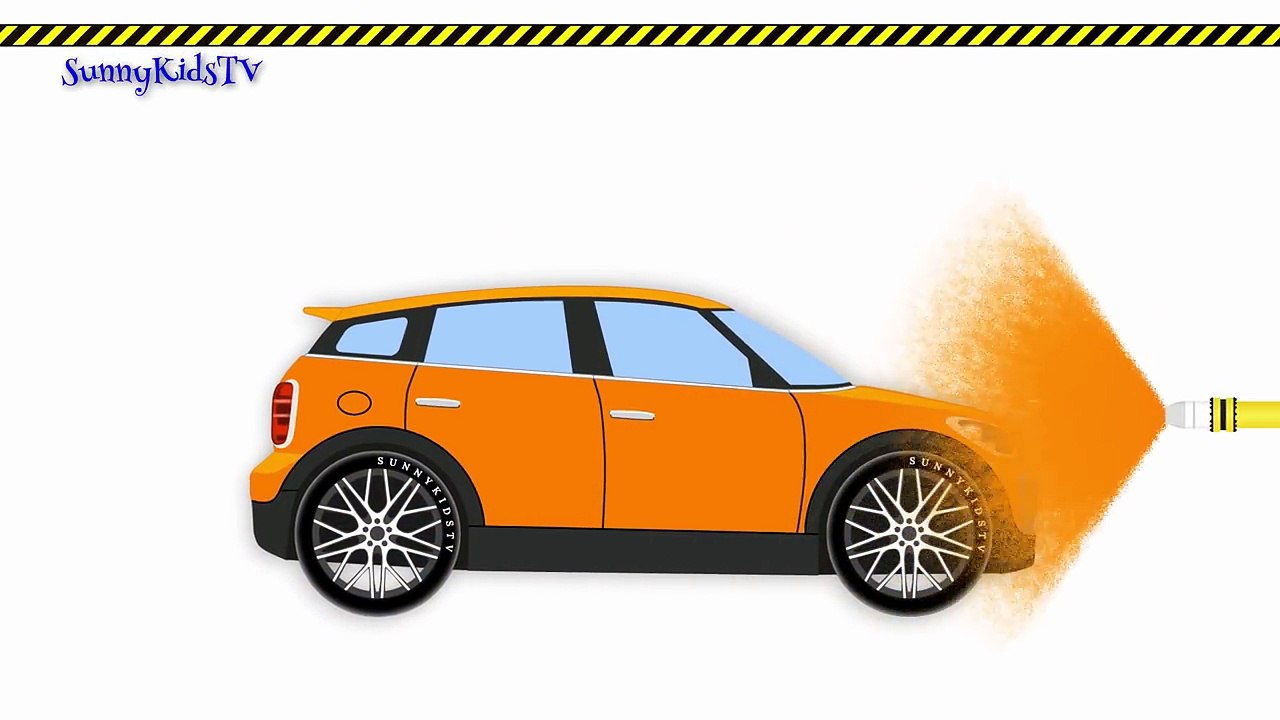 Cars for kids. Learning Colors. Car painting.