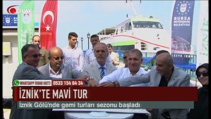 İznik'te mavi tur (Haber 14 07 2017)