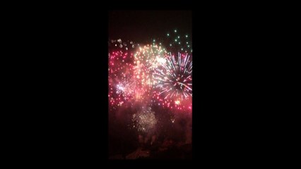 Unieux : les premières images après l'incendie de la colline pendant le feu d'artifice