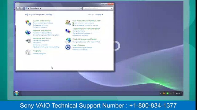Sony Vaio Technical Support Phone Number 800-834-1377