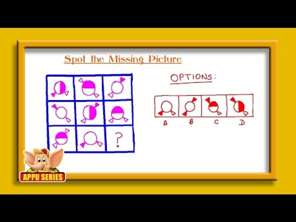 Missing Object Series - Spot the Missing Picture