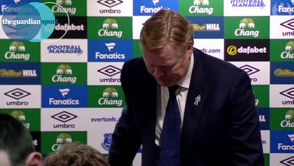 Ross Barkley will learn and move on, says Ronald Koeman after Everton win – video