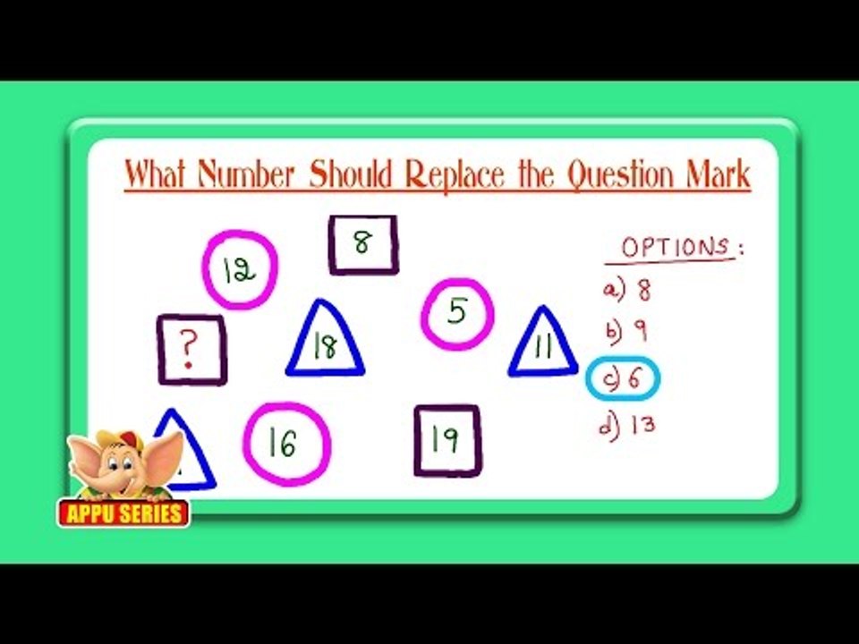Missing Number Series - Find the Missing Number in the Square