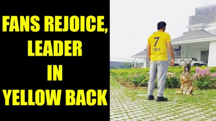 MS Dhoni to lead Chennai team, sport yellow again | Oneindia News