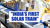 India's First solar train inaugrated by Union Railway Minister Suresh Prabhu | Oneindia news