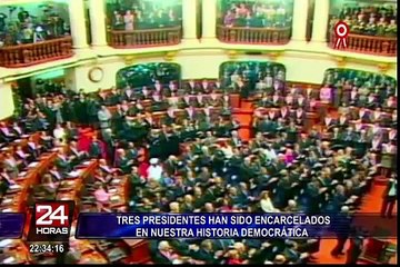Perú registra en su historia tres ex presidentes encarcelados