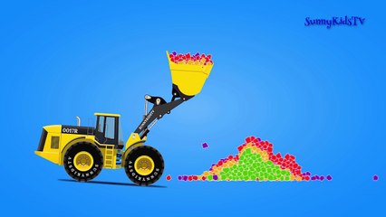 Cars. Surprise Eggs. Learn Vegetables. Wheel Loader. Cartoons for Children.