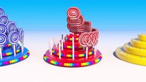 NEW Learn Colors with 3D Soft Ice Cream Cones - Colours Lesson for Kids