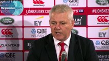 Warren Gatland- 'Some guys put their hands up tonight'–video