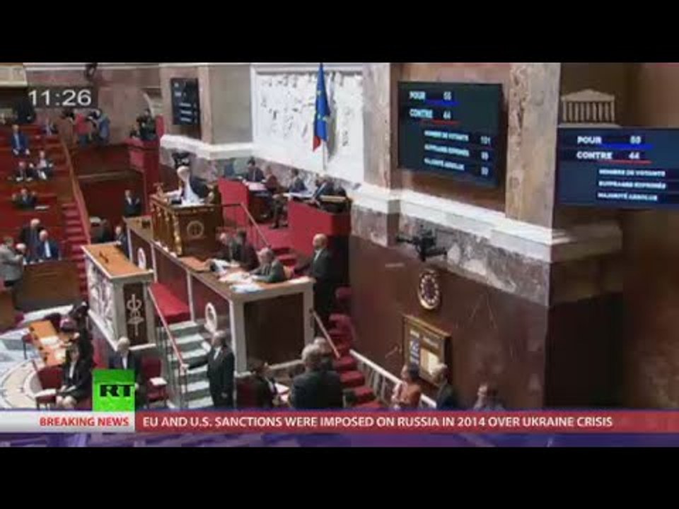 French parliament votes to lift anti-Russian sanctions imposed by EU