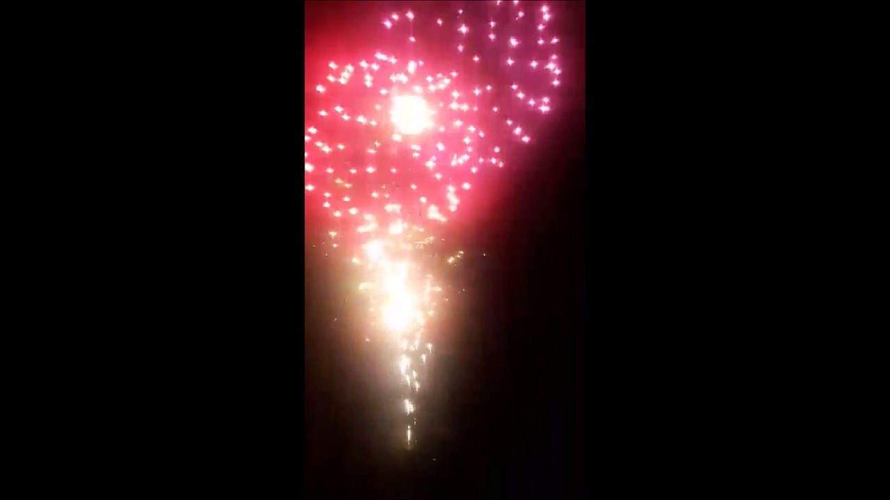 Feu d'artifice à Valence