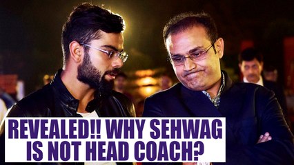 Virender Sehwag failed to become head coach, reason revealed | Oneindia News