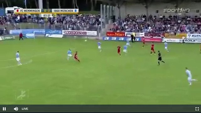 Memmingen 1:3 Munich 1860 (German Regionalliga (Bavaria) 14 July 2017)