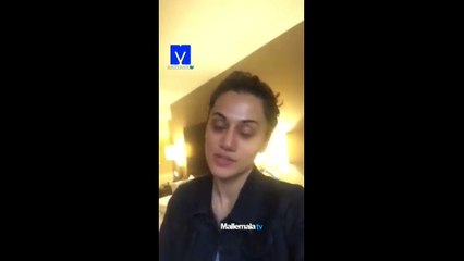 Taapsee Apologies to Raghavendra Rao About Her Controversial Comments - Tapsee Controversy -