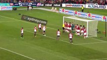 1-3 Steven Lustica Free Kick Goal HD - Western Sydney Wanderers 1-3 Arsenal 15.07.2017