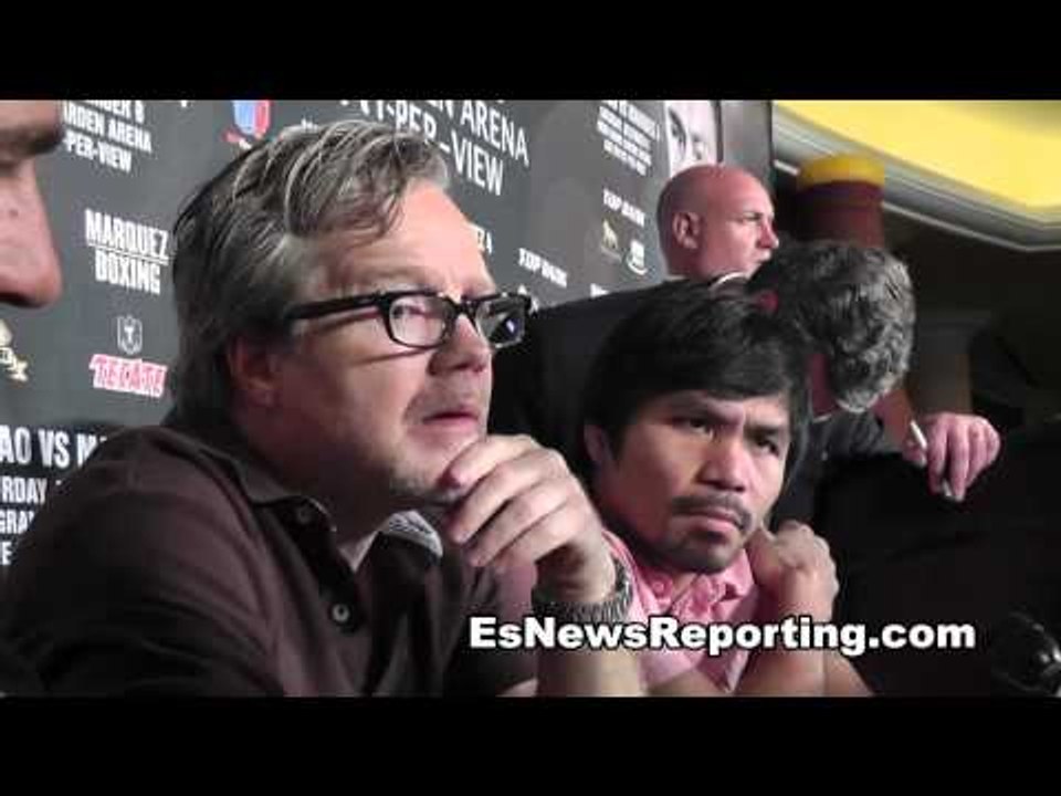 roach on manny pacquiao gameplan for marquez