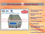 Table Top Autoclaves Manufacturers and Suppliers