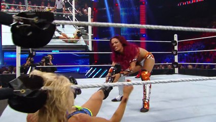 Charlotte Flair vs. Brie Bella vs. Sasha Banks