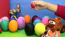 8 PLAY DOH Surprise Toy Eggs! Angry Birds King Pig, Slinky Dog Star Wars R2D2 by HobbyKids