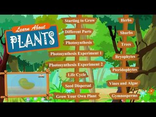 Learn About Plants - Titles Menu