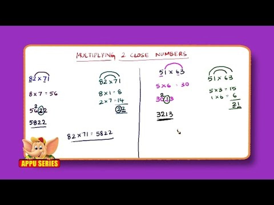 How to multiply two close numbers - Math Trick