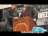 Full Julio Cesar Chavez jr vs. Sergio Martinez post fight presser talk on podium