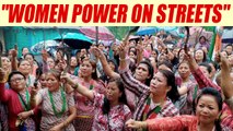 Gorkhaland struggle: Women out on streets protesting for separate state | Oneindia News