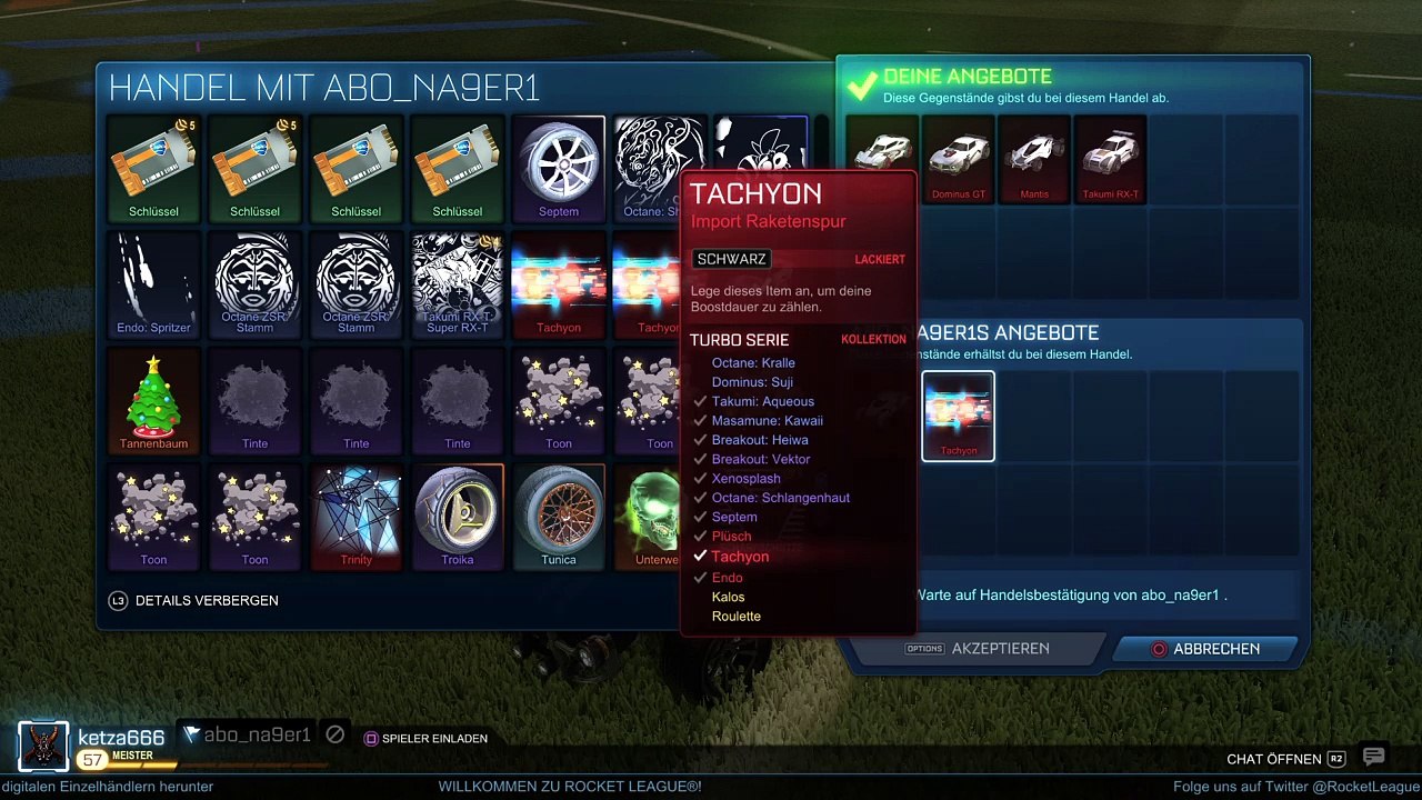 Rocket League RL Item change SCAM #7