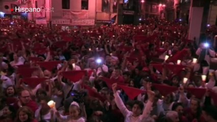 Despiden a los Sanfermines al ritmo de "Pobre de mí"