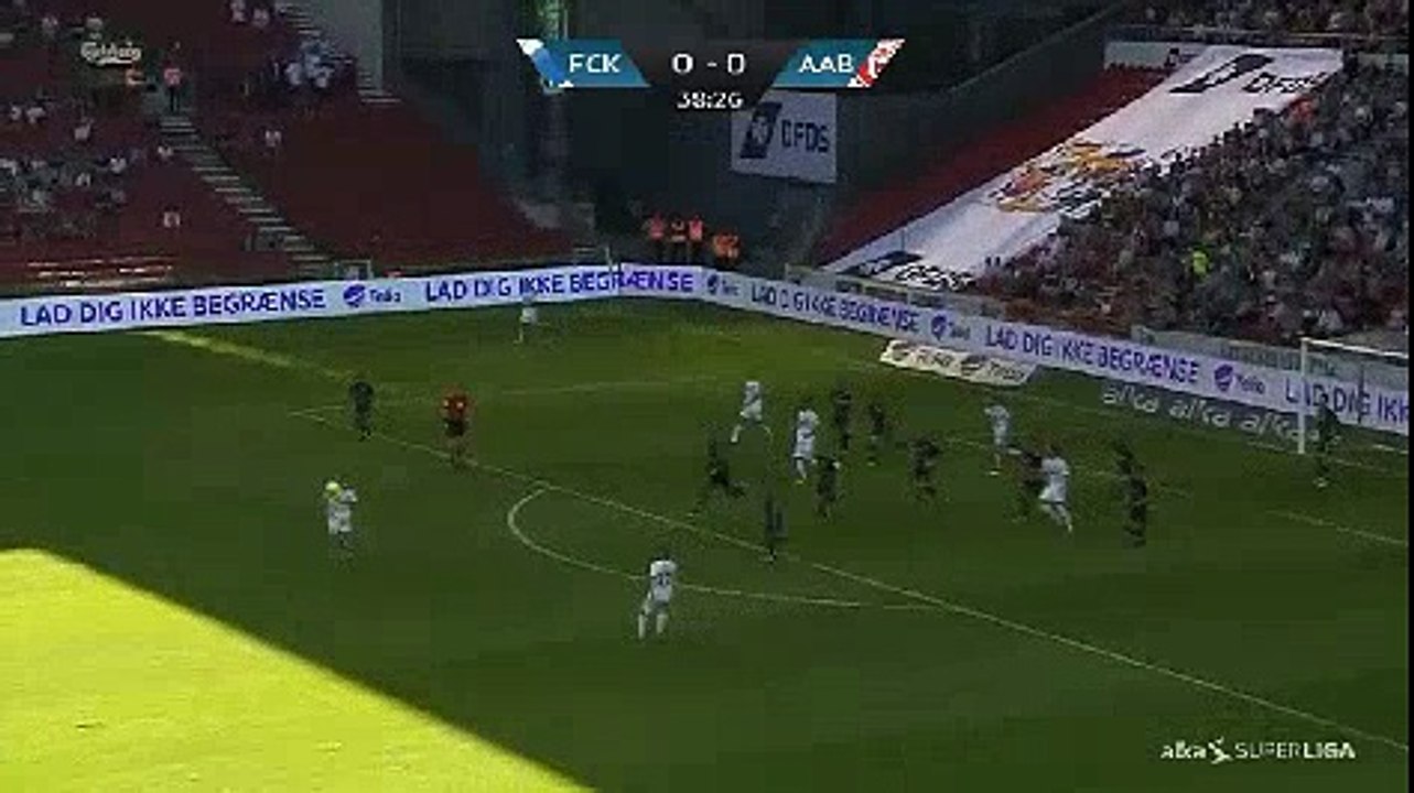 Federico Santander Goal HD - FC Kobenhavn 1-0 AaB Aalborg 15.07.2017