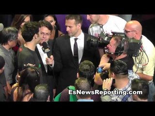 MARTINEZ and Chavez Tense Moments on stage together