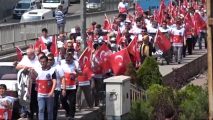Karabük'te 15 Temmuz Yürüyüşü
