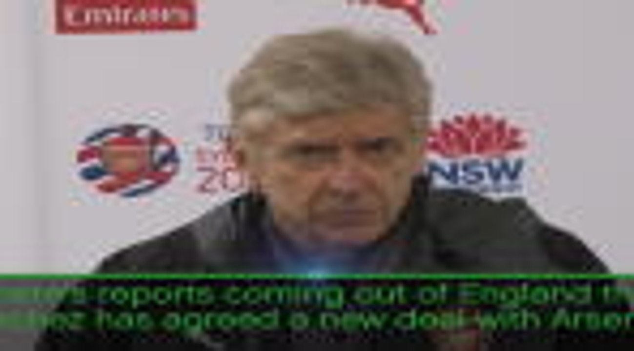 Wenger denies reports that Sanchez has agreed new Arsenal deal