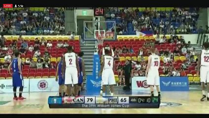 Gilas Pilipinas vs Canada - 4th Quarter (39th Jone Cup) July 15,2017