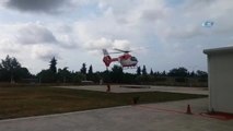 Bebeğin Yardımına Ambulans Helikopter Yetişti