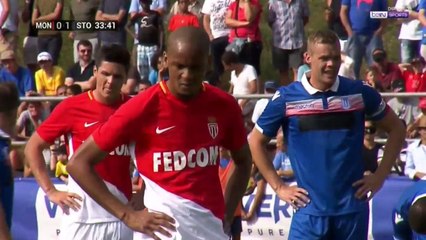 Fabinho (penalty) Goal HD - AS Monaco 1-1 Stoke City 15.07.2017