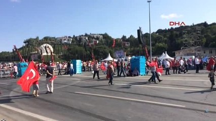 15 Temmuz Etkinlikleri Için Köprüde Toplanmalar Başladı